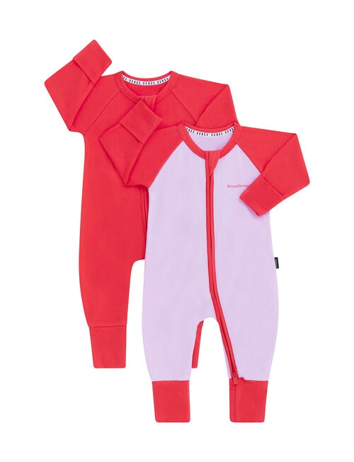 Bonds Hot Zippy, 2-Pack, Pink Blush