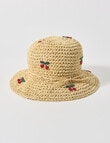 Teeny Weeny Cherry Paper Hat, Natural product photo
