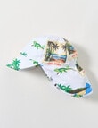 Teeny Weeny Postcard Legionaire Hat, White & Green product photo