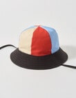 Teeny Weeny 6-Panel Hat, Blue & Red product photo