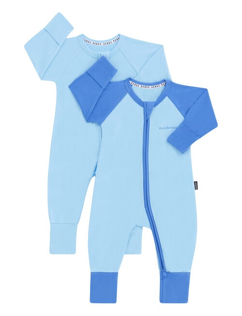 Bonds Wondersuit Hot Zippy, Blue Note, 2-Pack product photo