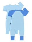 Bonds Wondersuit Hot Zippy, Blue Note, 2-Pack product photo View 02 S