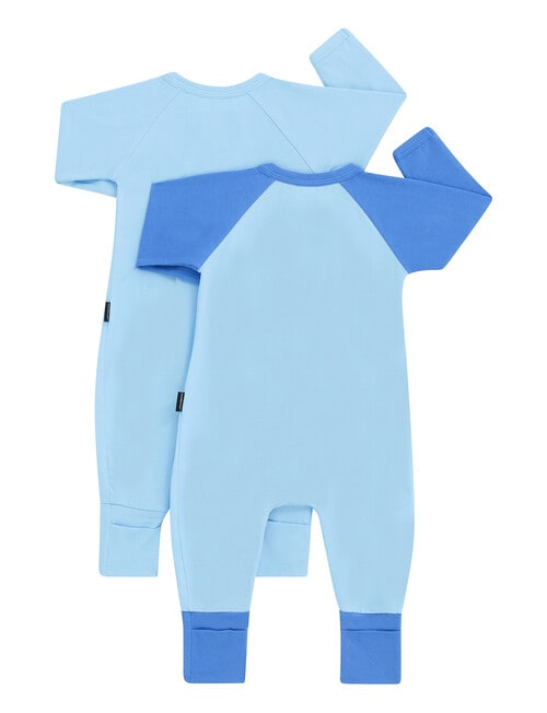 Bonds Wondersuit Hot Zippy, Blue Note, 2-Pack product photo View 02 L