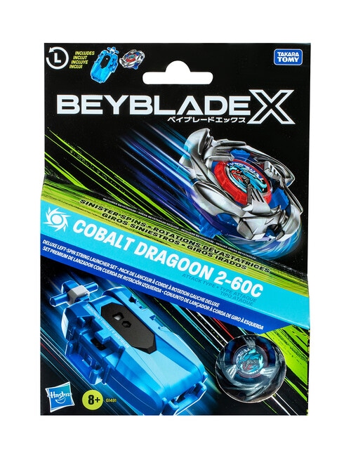 BeyBlade X Cobalt Dragoon 2-60C Launcher Set product photo View 02 L