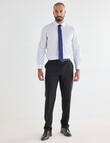 Laidlaw + Leeds Shadow Stripe Long Sleeve Shirt, White product photo View 03 S