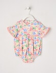 Teeny Weeny Flower Play Time Balloon Romper, Multi product photo