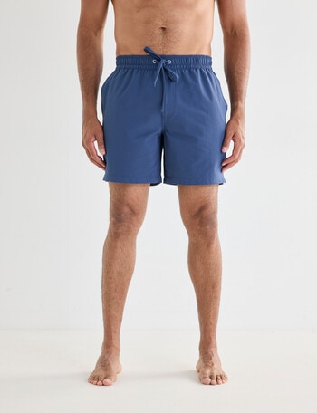 Gasoline Rivea Seersucker Shorts, Blue product photo