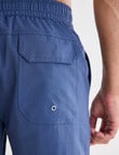 Gasoline Rivea Seersucker Shorts, Blue product photo View 04 S