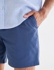 Gasoline Rivea Seersucker Shorts, Blue product photo View 05 S