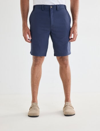 Gasoline Pique Elastic Waist Shorts, Slate product photo