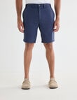 Gasoline Pique Elastic Waist Shorts, Slate product photo
