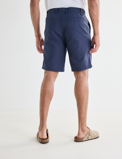 Gasoline Pique Elastic Waist Shorts, Slate product photo View 02 L