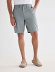 Gasoline Pique Elastic Waist Shorts, Sage product photo
