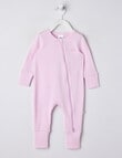 Teeny Weeny Sleep Waffle Sleepsuit, Pale Lilac product photo