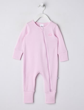 Teeny Weeny Sleep Waffle Sleepsuit, Pale Lilac product photo