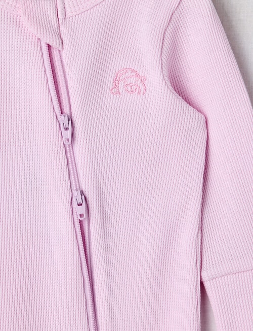 Teeny Weeny Sleep Waffle Sleepsuit, Pale Lilac product photo View 02 L