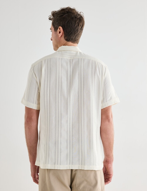 Gasoline Avalon Revere Shirt, Bone product photo View 02 L