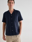 Gasoline Avalon Revere Shirt, Navy product photo View 05 S