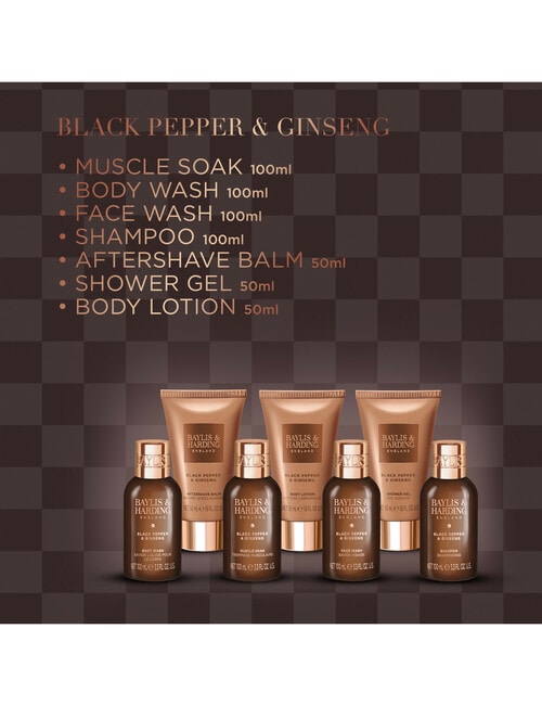 Baylis and Harding Black Pepper & Ginseng His Essential Lux Gift Set product photo View 03 L