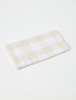 Amy Piper Gingham Napkin, Natural & White product photo