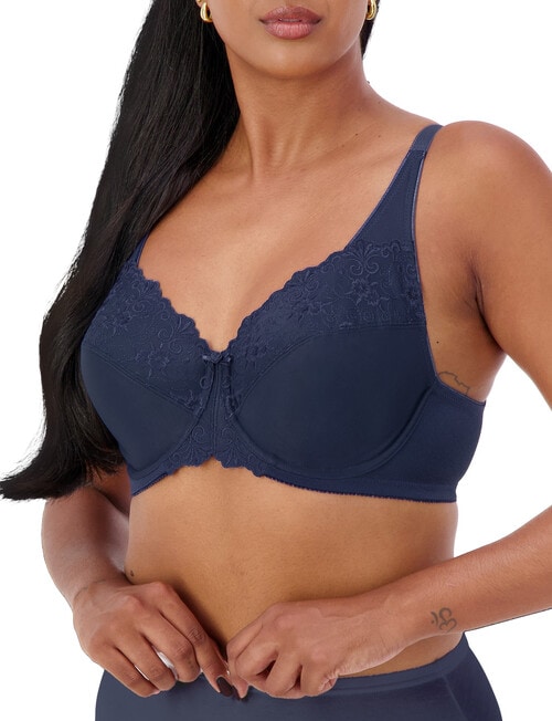 Triumph Embrace Minimiser Bra, Colbalt, D-F product photo View 03 L