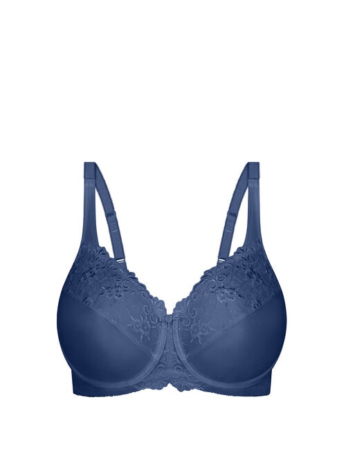 Triumph Embrace Minimiser Bra, Colbalt, D-F product photo View 05 L