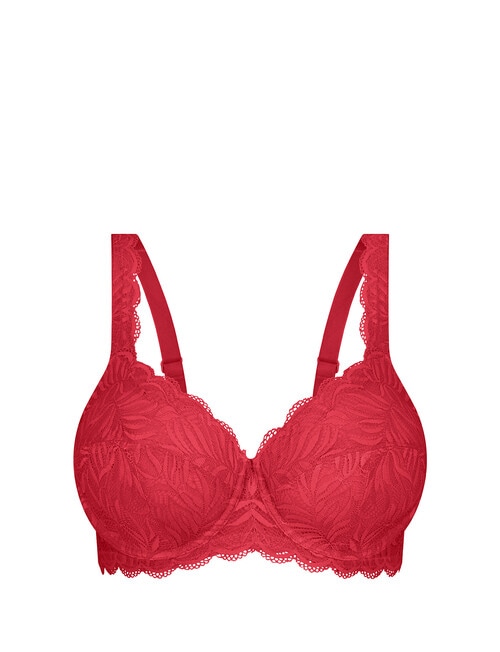 Triumph Essential Lace Underwire Bra, Mars Red, C-E product photo View 04 L