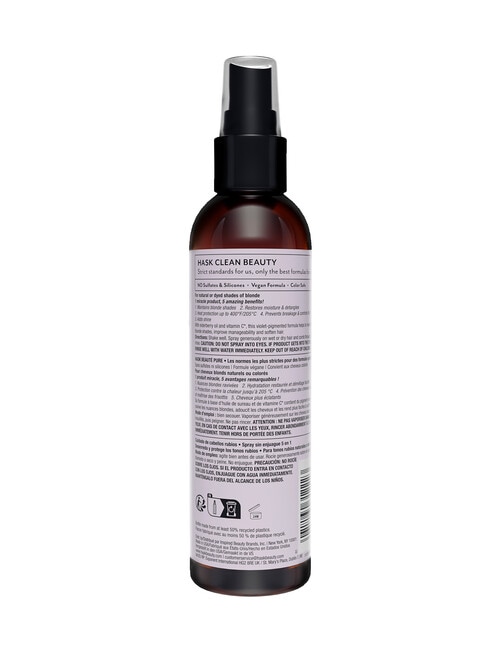 Hask Blonde Care 5-in-1 Spray Leave in Spray, 175ml product photo View 02 L