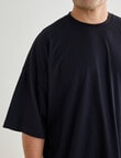 Tarnish King Size Oversized Tee, Black product photo View 04 S