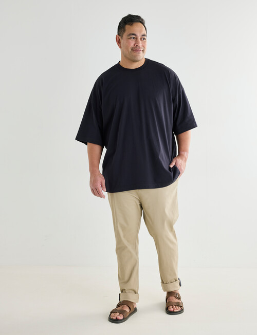 Tarnish King Size Oversized Tee, Black product photo View 03 L
