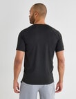 Gym Equipment Performance Short Sleeve Tee, Black product photo View 02 S
