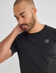 Gym Equipment Performance Short Sleeve Tee, Black product photo View 04 S