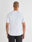 Gym Equipment Performance Short Sleeve Tee, White product photo View 02 S