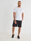 Gym Equipment Performance Short Sleeve Tee, White product photo View 03 S