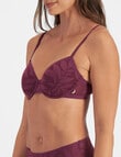 Berlei Because Mindful Mesh Lightly Lined Bra, Sweet Blackcurrant, A-G product photo View 02 S