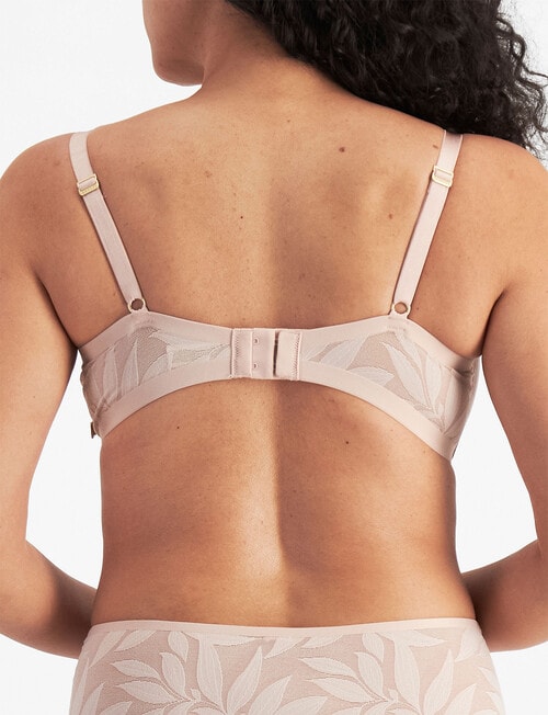 Berlei Because Mindful Mesh Lightly Lined Bra, Nude Lace, A-F product photo View 07 L