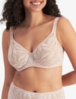 Berlei Because Mindful Mesh Minimiser Bra, Nude Lace, D-G product photo