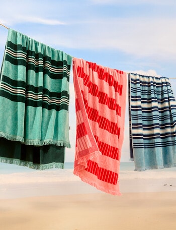 Verano Resort Stripe Beach Towel product photo