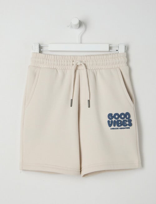 Mac & Ellie Good Vibes Knit Shorts, Putty product photo
