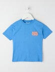 Mac & Ellie Good Vibes Box Tee Short Sleeve, Sea product photo