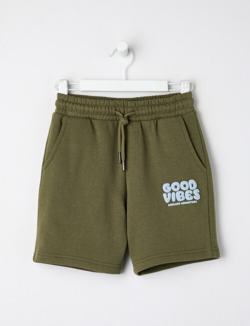 Mac & Ellie Good Vibes Knit Short, Khaki product photo