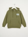 Mac & Ellie Good Vibes Oversized Hoodie, Khaki product photo