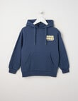 Mac & Ellie Good Vibes Oversize Hoodie, Indigo product photo