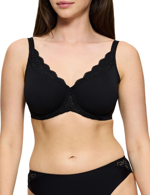 Triumph Amourette Minimizer Bra, Black, C-F product photo