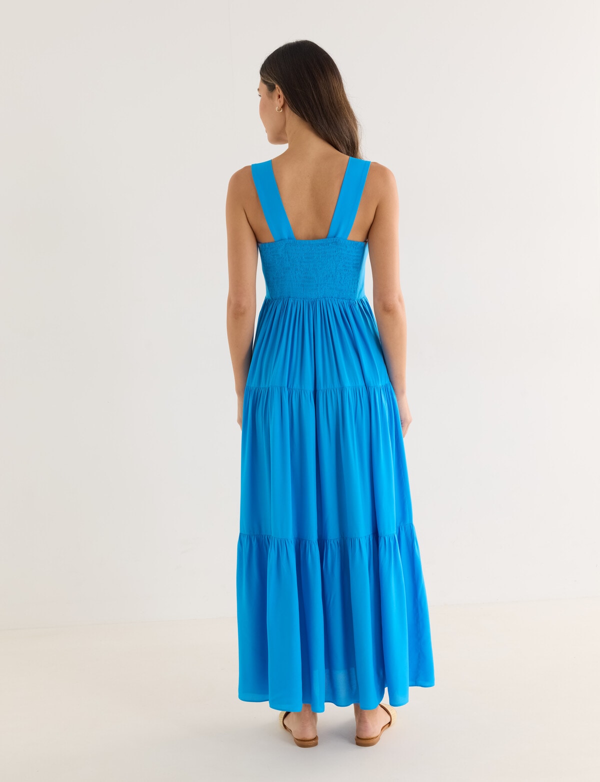 WhistleCrossBackSleevelessMaxiSundress,Azure