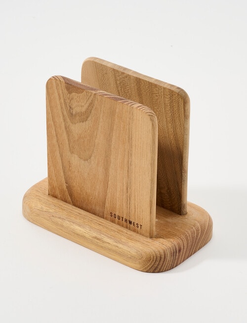 SouthWest Open Napkin Holder, Teak product photo View 03 L