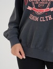 Denim Republic Heritage Sweatshirt, Washed Black product photo View 05 S