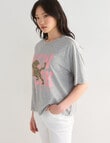 Denim Republic New York Tee, Grey Marle product photo View 06 S