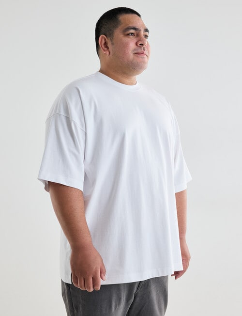 Tarnish King Size Overisze Tee, White product photo