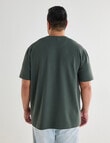 Gasoline Sonar Waffle Henley T-Shirt, Khaki product photo View 02 S